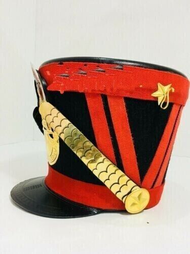 Nepoleonic Era NEW Shako Helmet Red Color French Napoleonic X-mas Gift