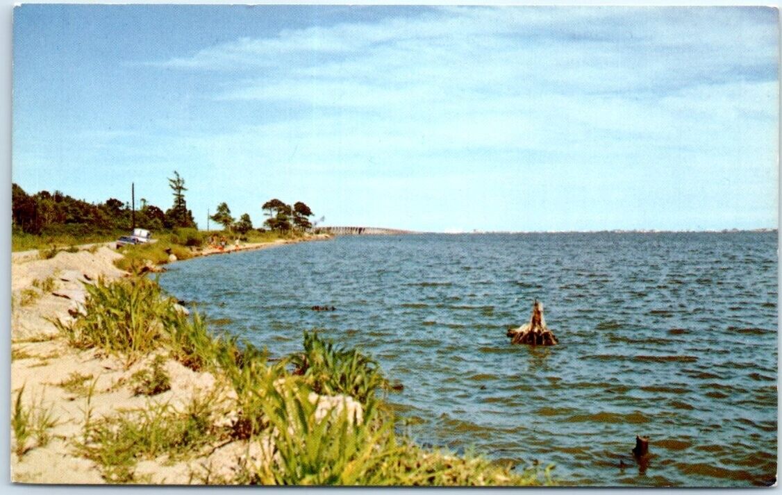 Postcard - Beautiful Assawoman Bay - Greetings From Ocean City, Maryland