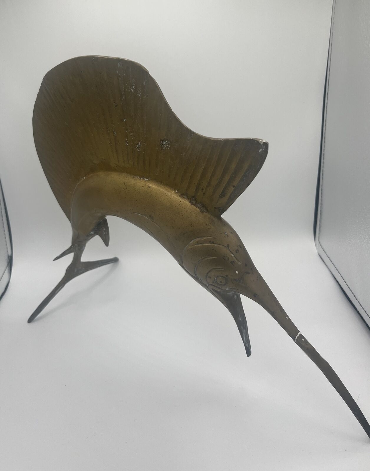 Vintage Brass Swordfish-Marlin