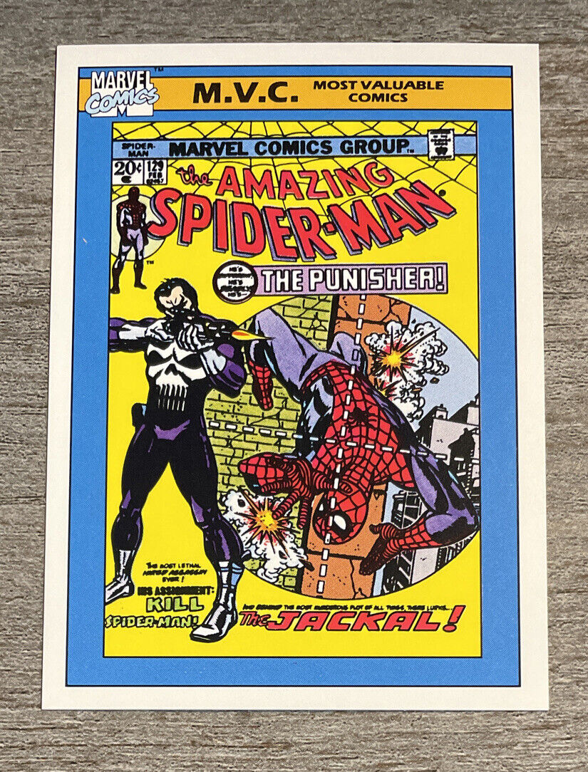 Amazing Spider-Man #129 1990 Marvel Comics Universe Series 1 M.V.C.  *129h*