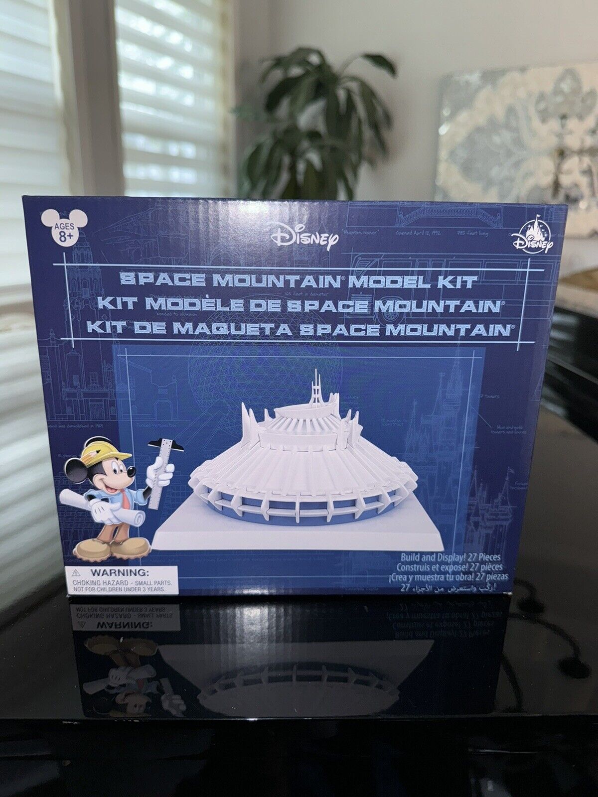 Disney Disneyland Piece Build & Display Space Mountain Model Building Kit NIB