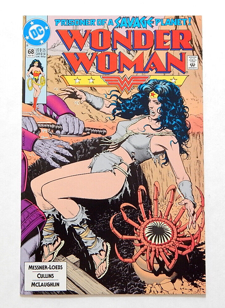 Wonder Woman #68 DC Nov 1992 Comic Book Brian Bolland Cover Art