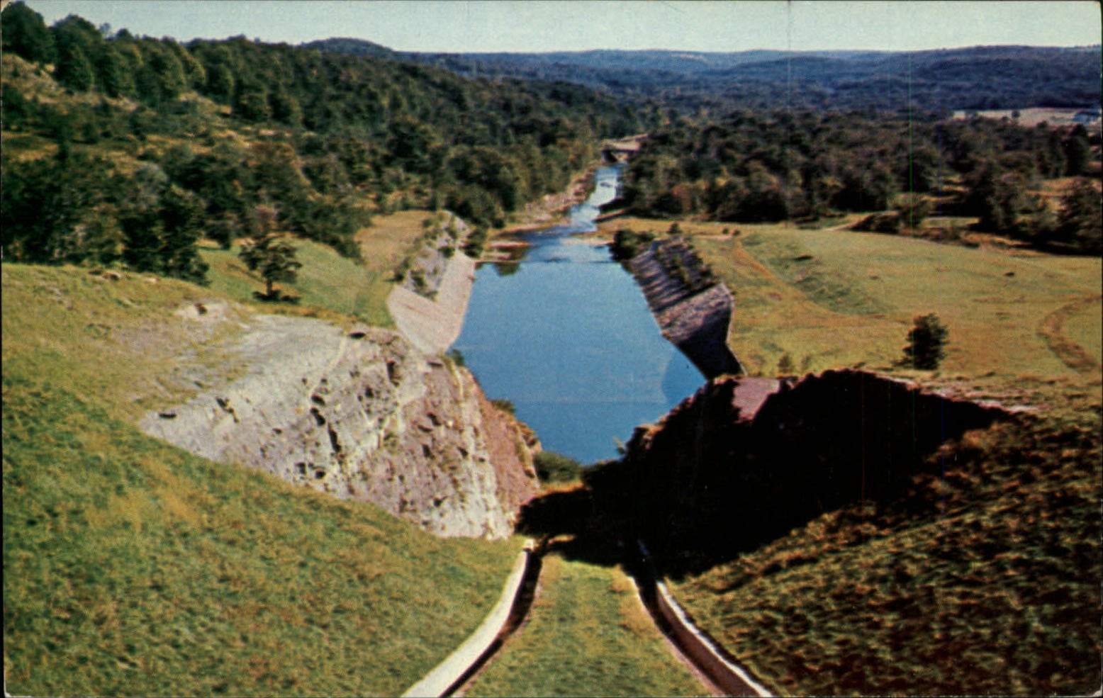 Spillway Canal Neversink Dam ~ Sullivan County Liberty New York ~ unused