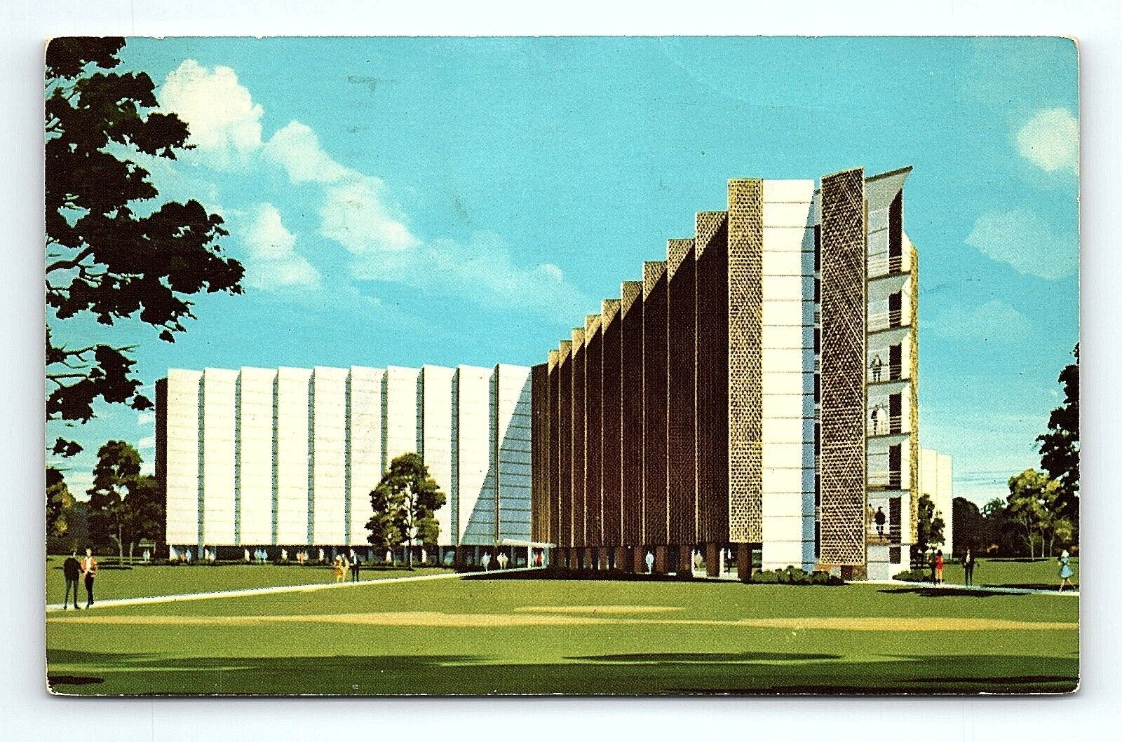 Tulsa Oklahoma Oral Roberts University Campus Postcard Posted 1967  pc98