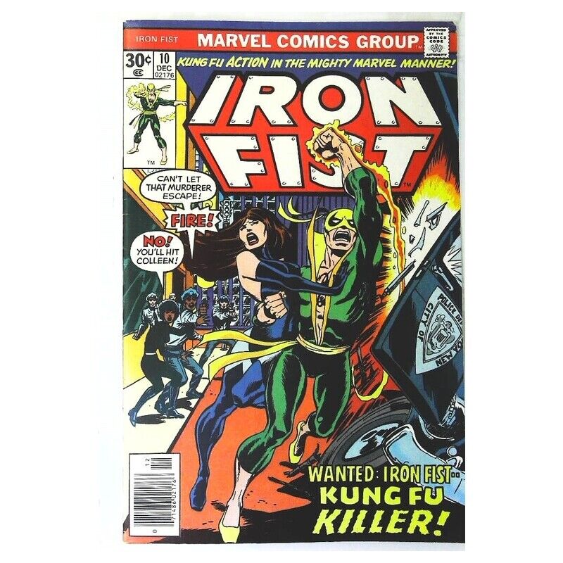 Iron Fist (1975 series) #10 in Very Fine minus condition. Marvel comics [f