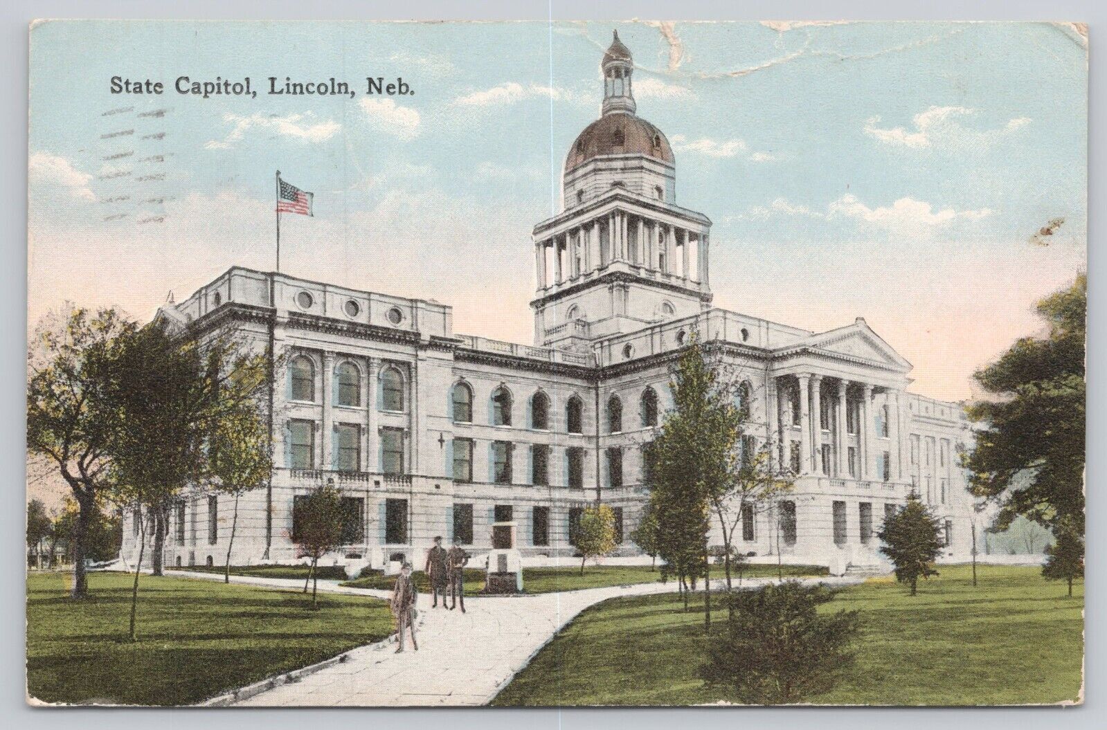 Vtg Post Card State Capitol, Lincoln, Nebraska F2