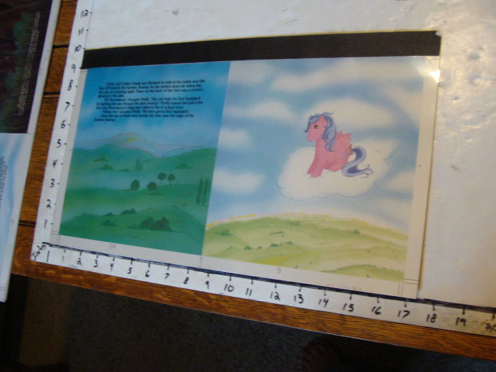 1984 My Little Pony ORIGINAL ART from Adventure book: FIREFLY 24, 9