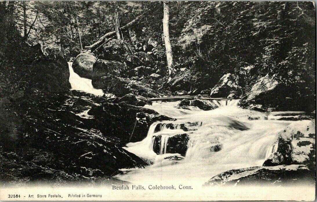 1910. COLEBROOK, CONN. BEULAH FALLS. POSTCARD L20
