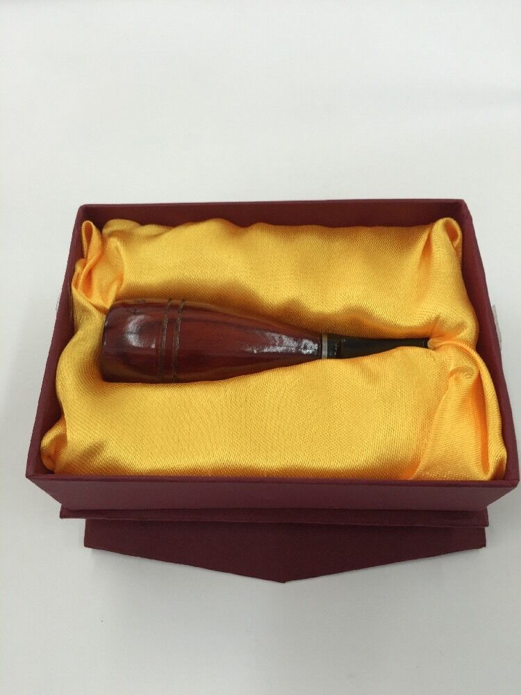 Wood Cigar Holder Tip 58R Gauge with 9mm Charcoal Filter & Gift Box