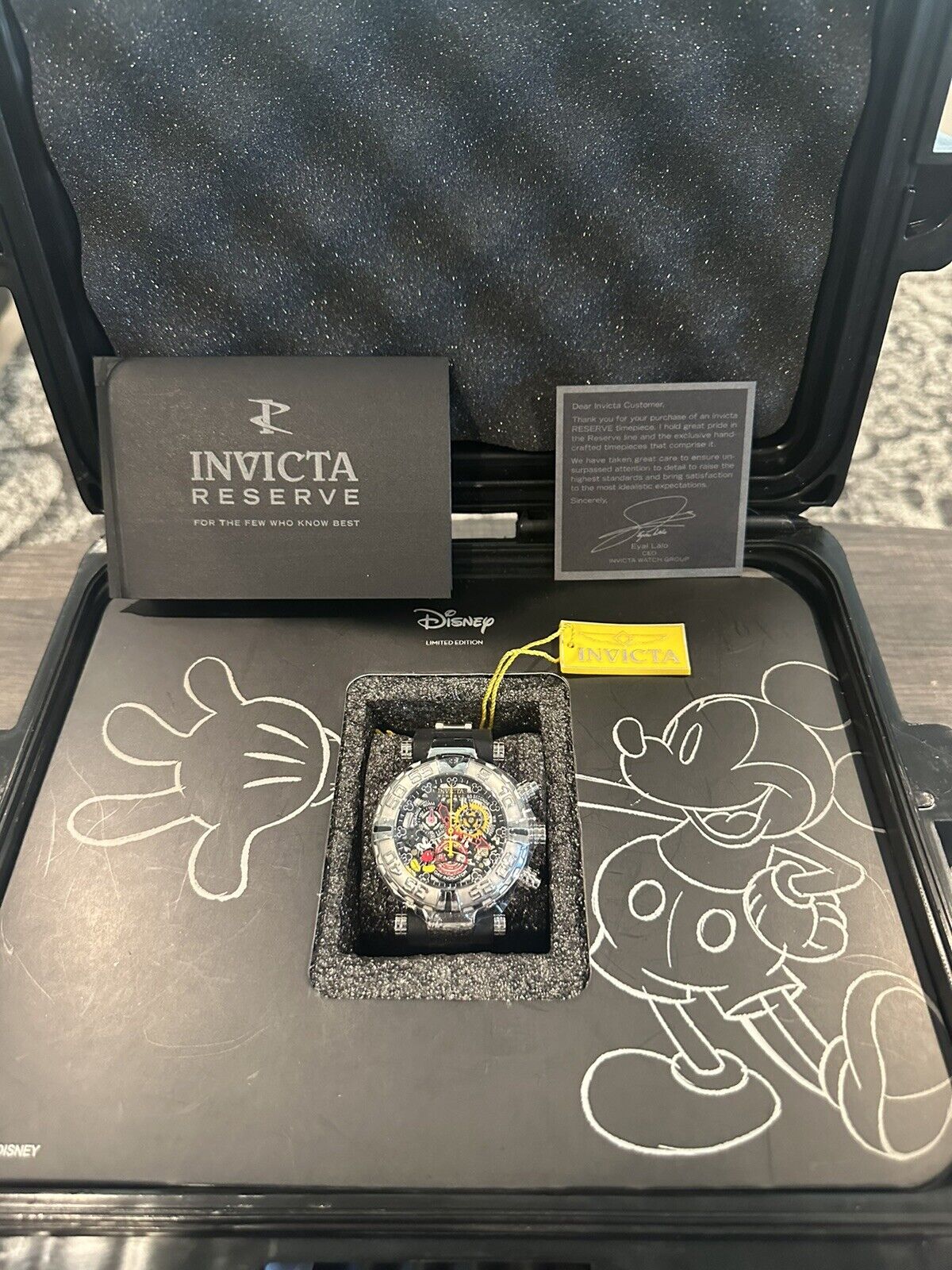 Disney Mickey Mouse Invicta Watch # 22733 Limited Edition 332/1500