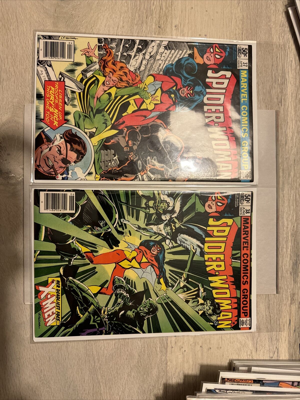 Spider-Woman 37 & 38 1st Siryn 1981 Marvel Comics X-MEN Lot Of 2 X-Men