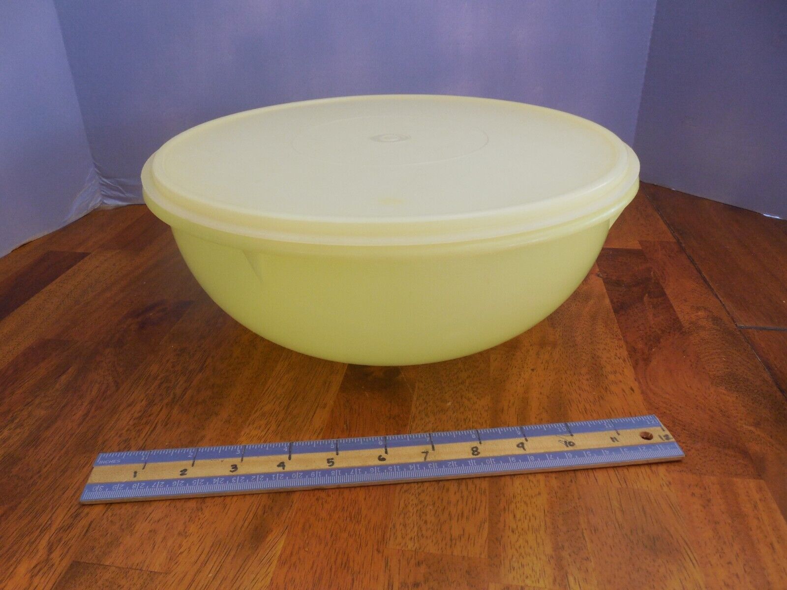 Vintage Large Tupperware Fix N Mix Bowl 274-1 with Yellow Bowl with Lid 26C