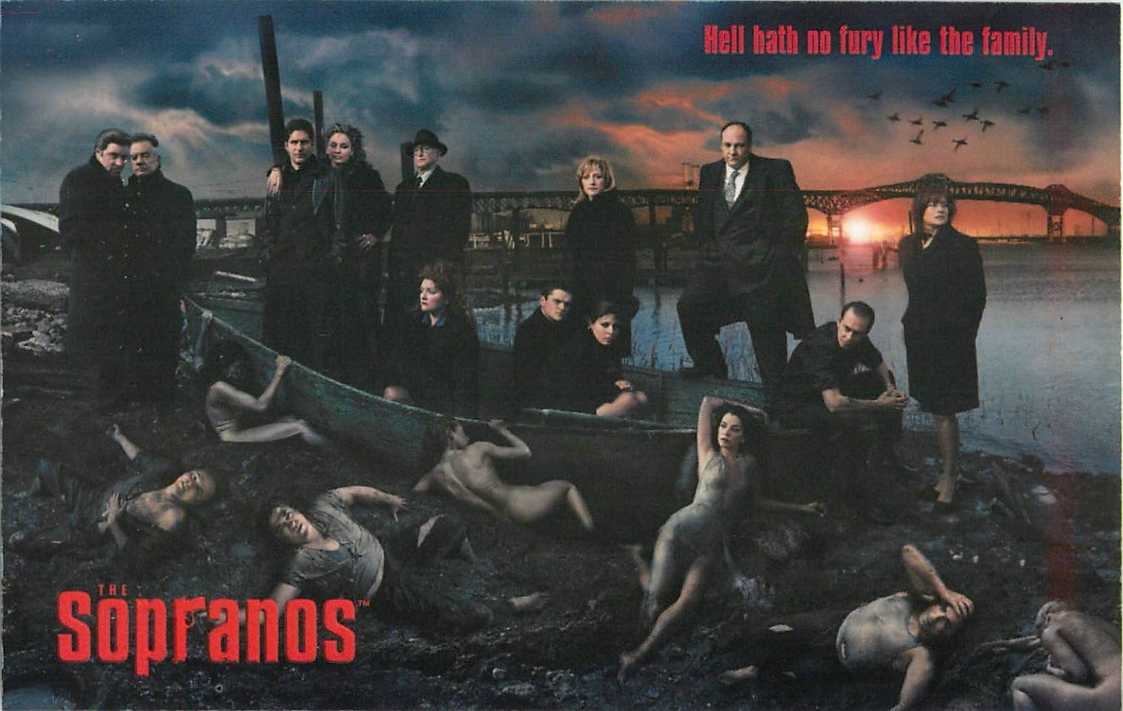 Annie Leibovitz Sopranos HBO 2006 Postcard Hell Hath No Fury Like The Family
