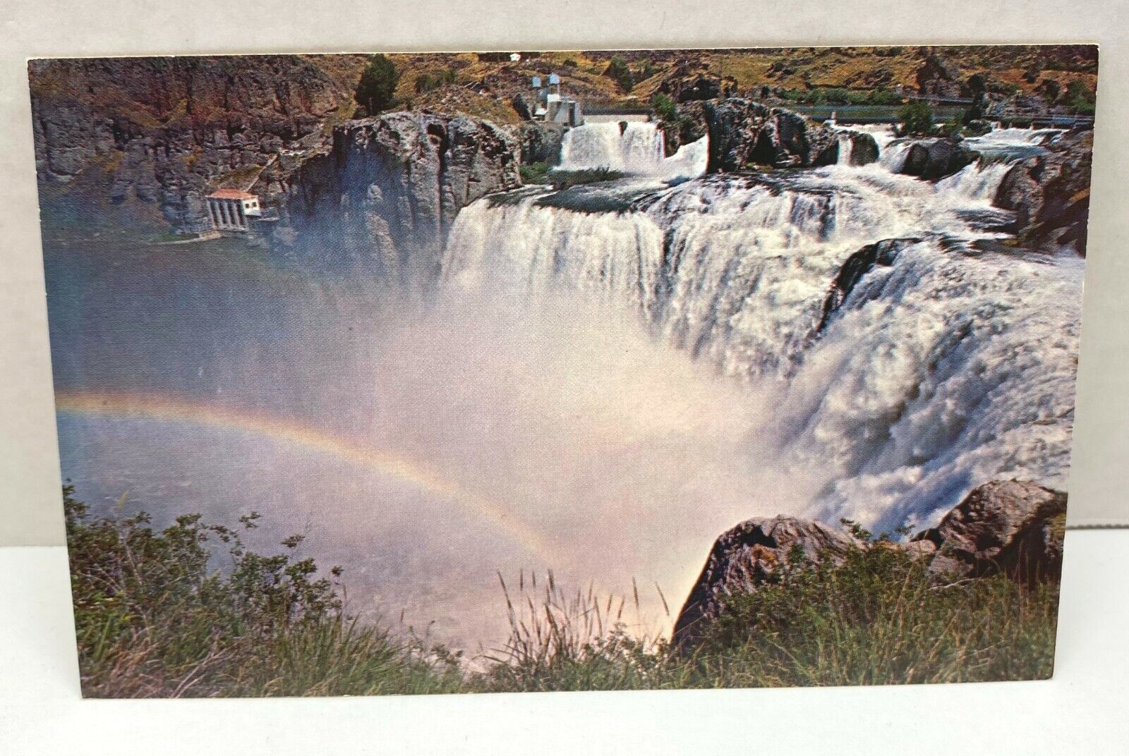 Shoshone Falls Postcard Twin Falls Idaho Souvenir Vintage Unposted 