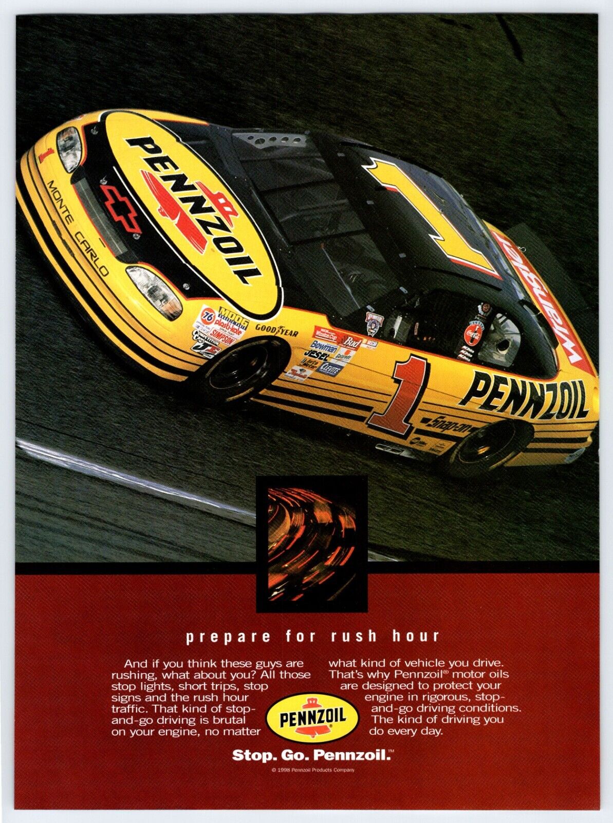 1998 NASCAR PENNZOIL Vintage 8\