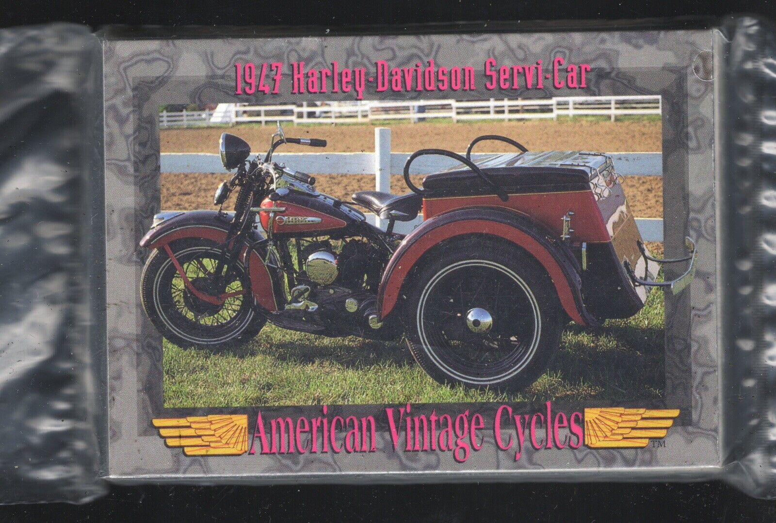 Champs 1992 American Vintage Cycles - plastic sealed packs. 15 cards in pack
