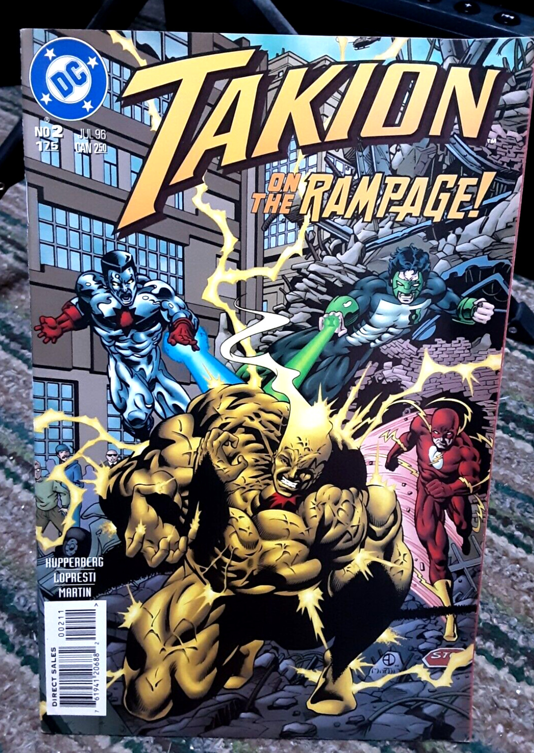 Takion On The Rampage Comic book July 1996 Issue 2 DC Comics