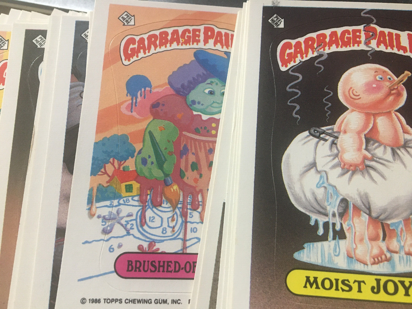 1986 GPK Garbage Pail Kids Series 6 Single Cards U Pick Complete Your Set - EXC