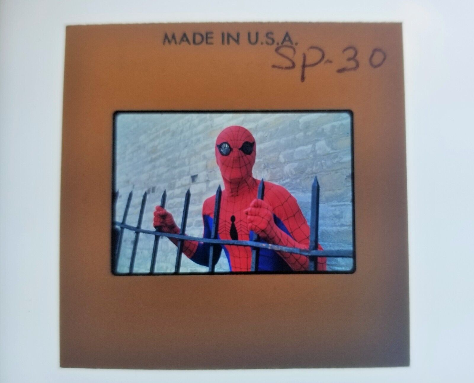1977 Marvel Comics Spider-Man Nicholas Hammond Press Photo Slide - Marvelmania