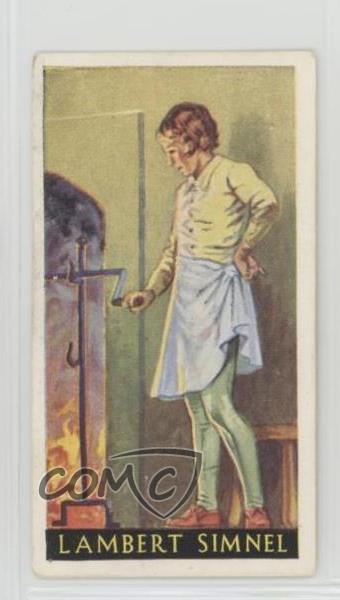 1936 Godfrey Phillips Famous Minors Tobacco Lambert Simnel #1 7ut