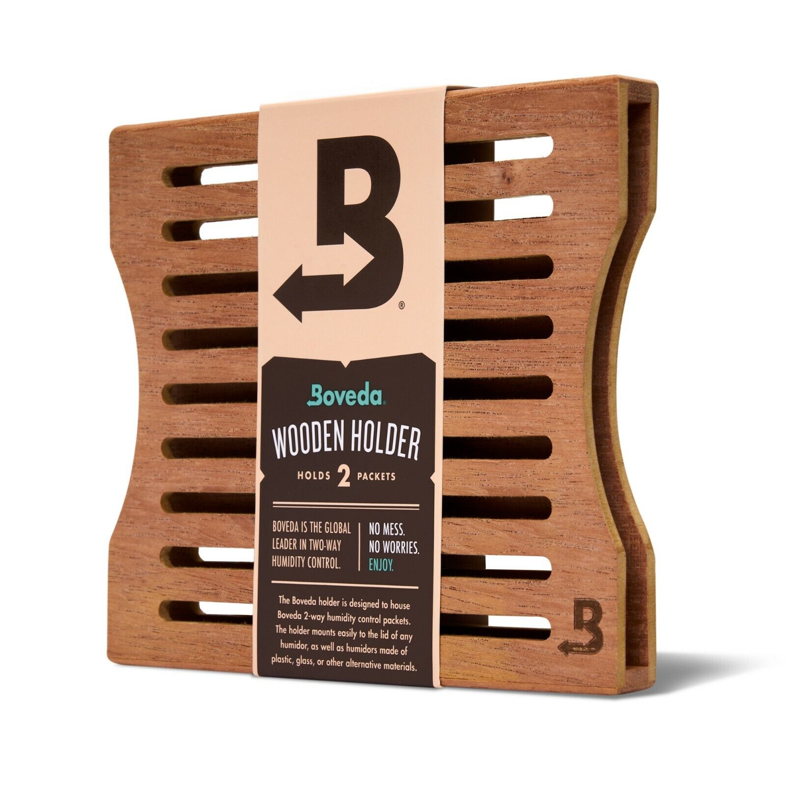 Boveda Cedar Wooden Humidity Pack Holder For Cigar Humidor - Size 60 - 1 Count