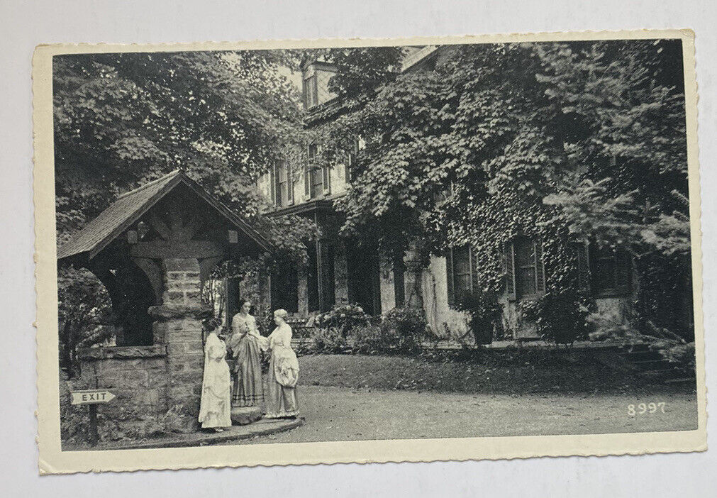 Vintage Postcard~ Friendship Hill Gallatin Home ~ Fayette County Pennsylvania PA