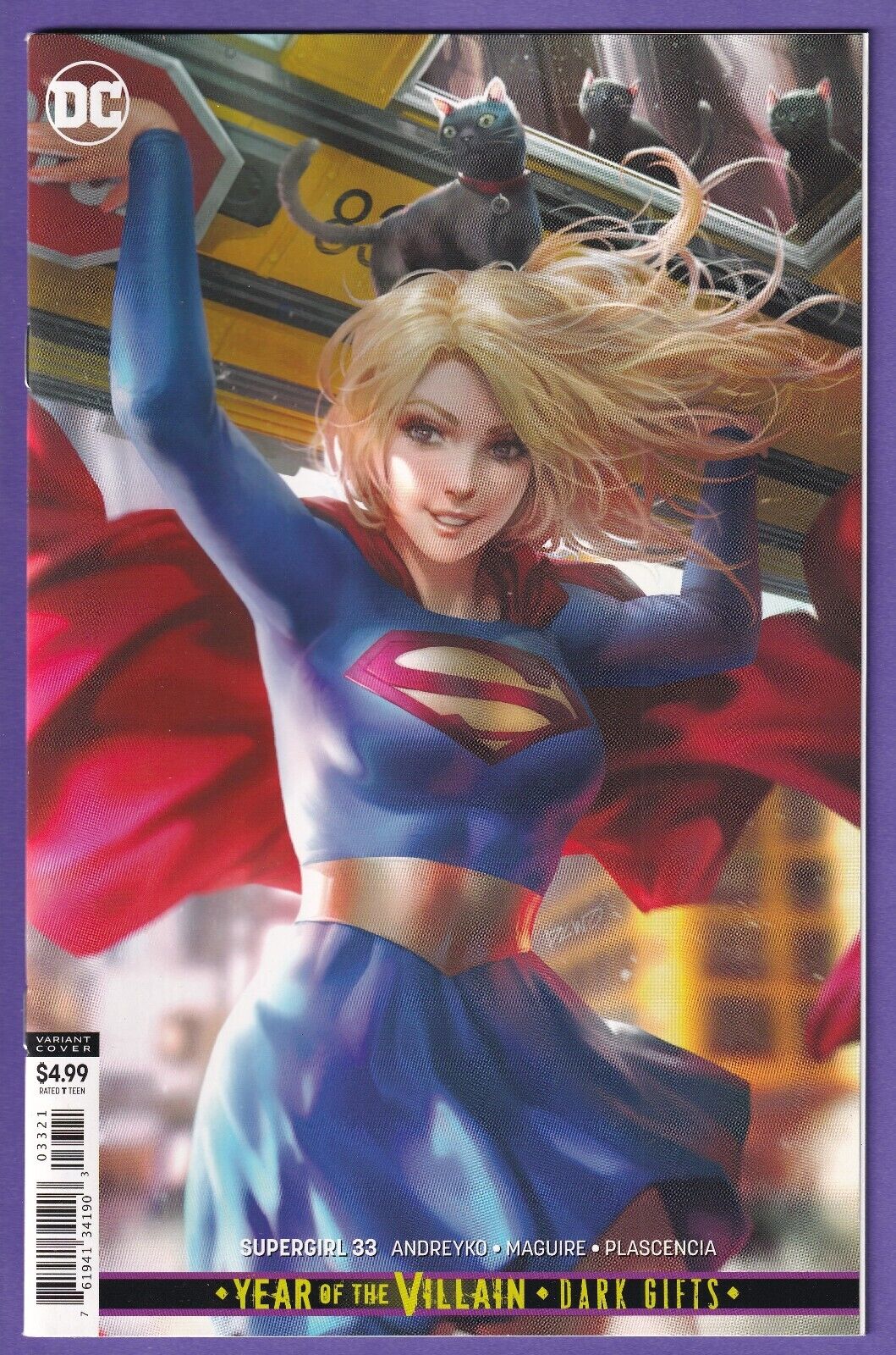Supergirl Vol 7 #33 Cover B RECALLED Edition Brand NEW SEE PICS