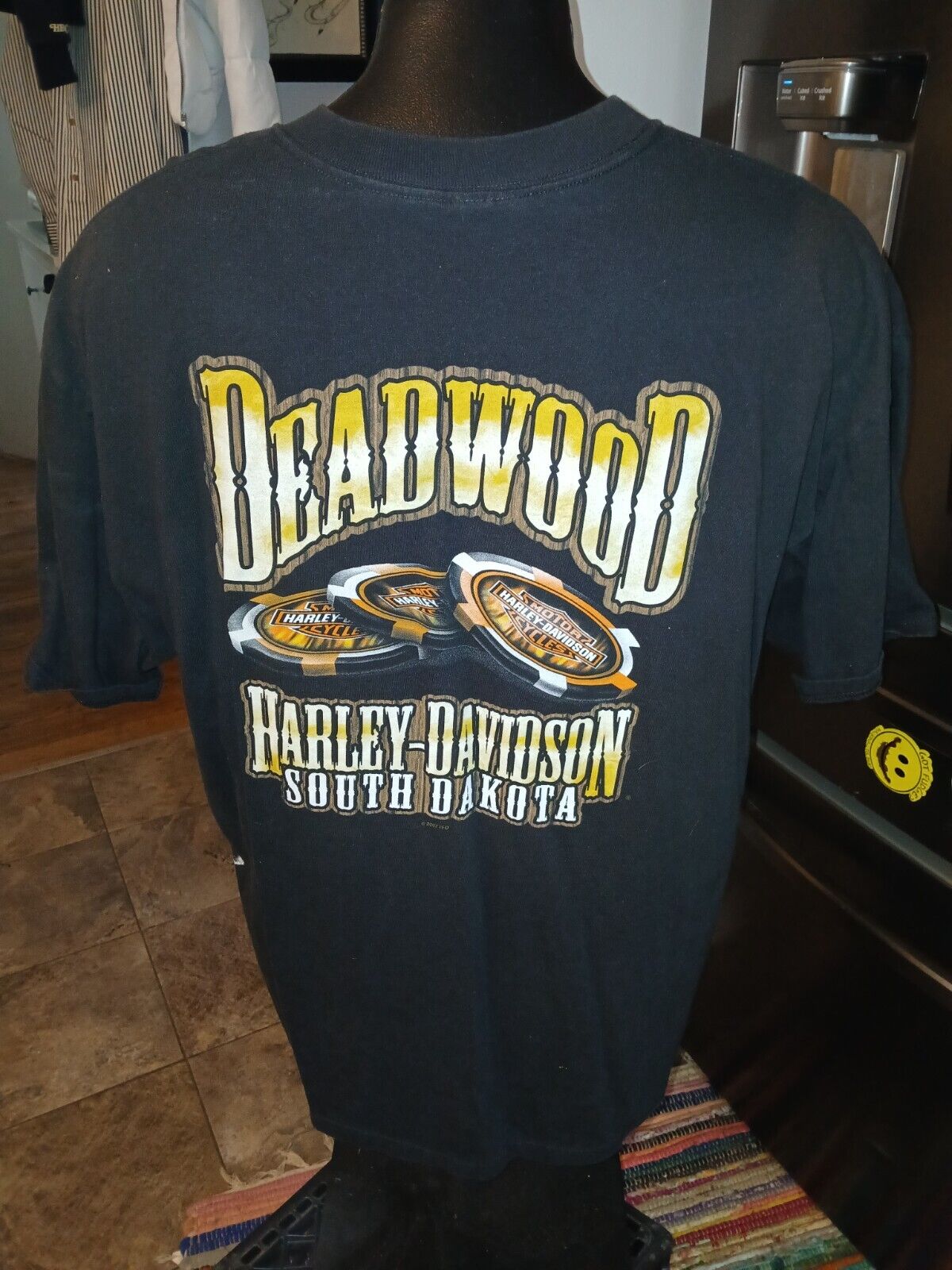 Vintage Harley-Davidson Deadwood South Dakota  2007 Shirt 2XL