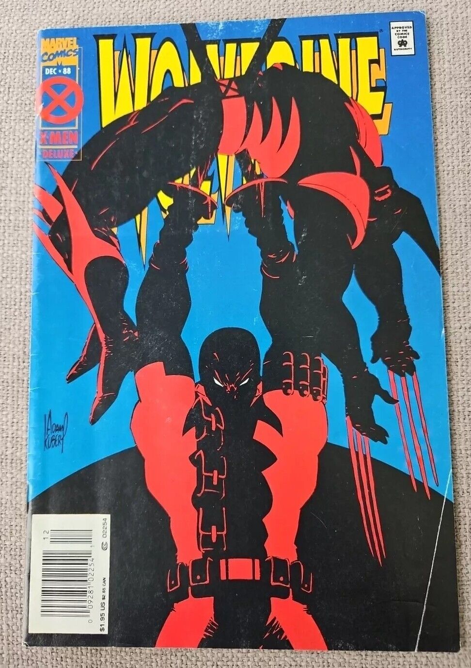 Wolverine #88 (Marvel, 1994) 1st Wolv & Deadpool Fight Newsstand Edition