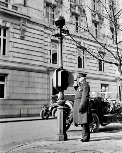 Police Call Box #1 Photo 8X10 - Washington DC 1912