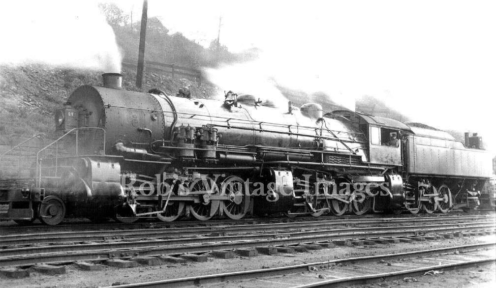  Erie Railroad photo GIant Triplex 1514 Steam Locomotive   2-8-8-8-2 Train 