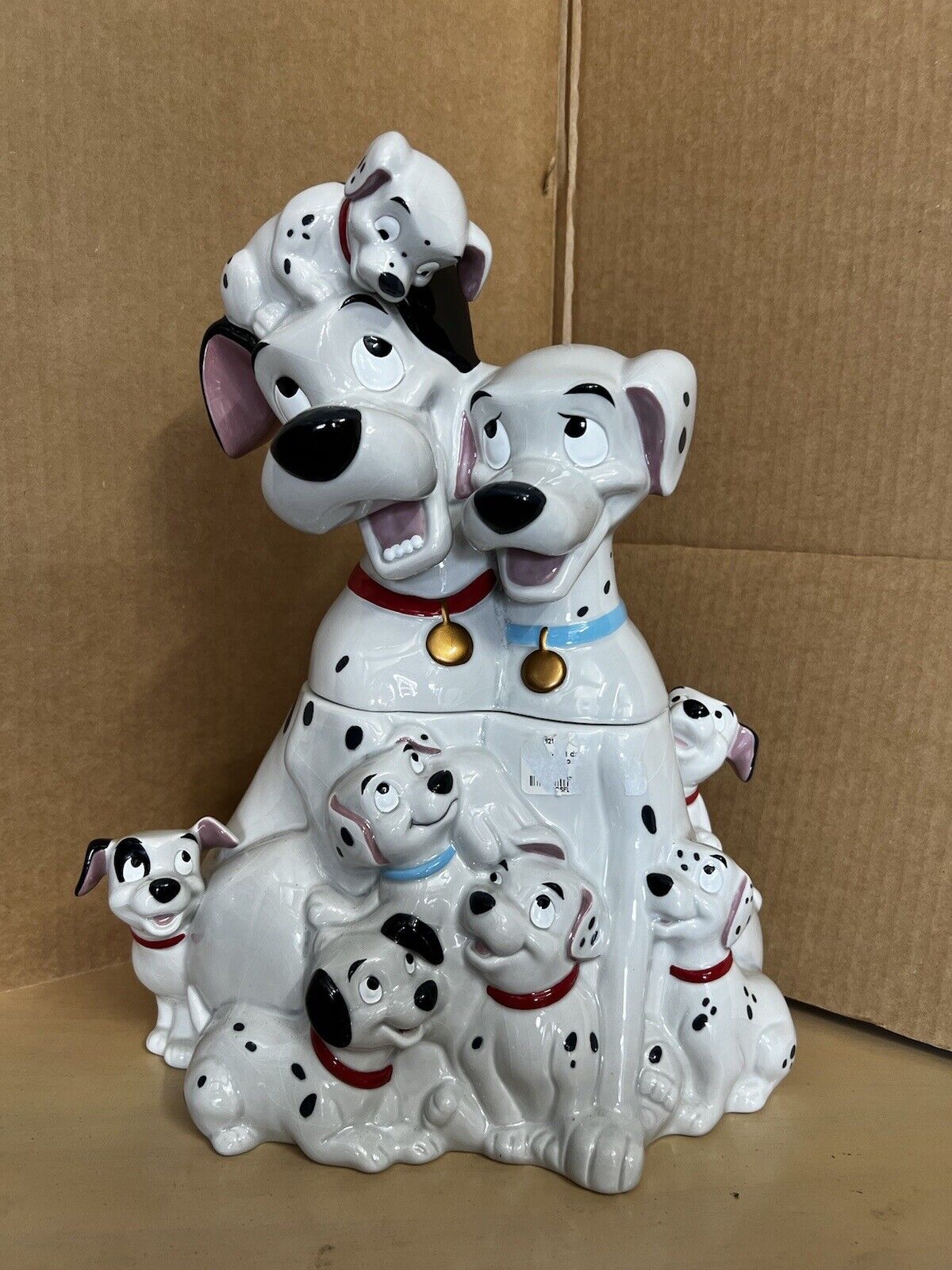 Disney 101 Dalmations Cookie Jar Exclusive Limited Edition Of 350