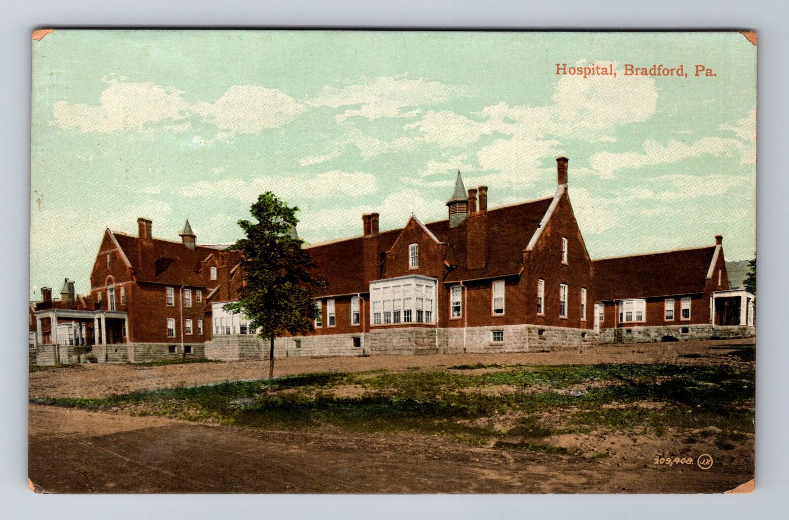 Bradford PA-Pennsylvania, Hospital, Antique, Vintage Postcard