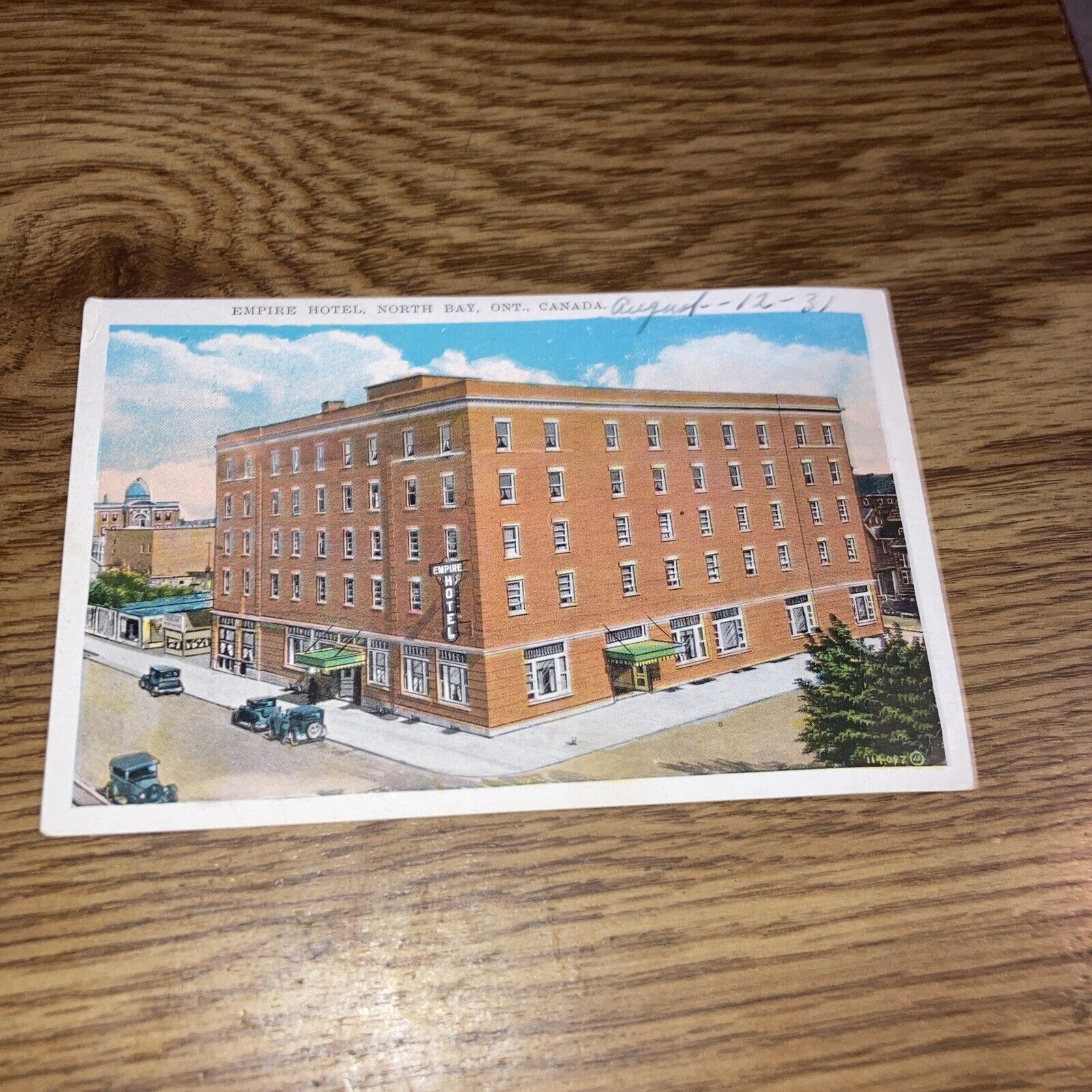 Vintage Postcard Empire Hotel , North Bay Ontario Canada
