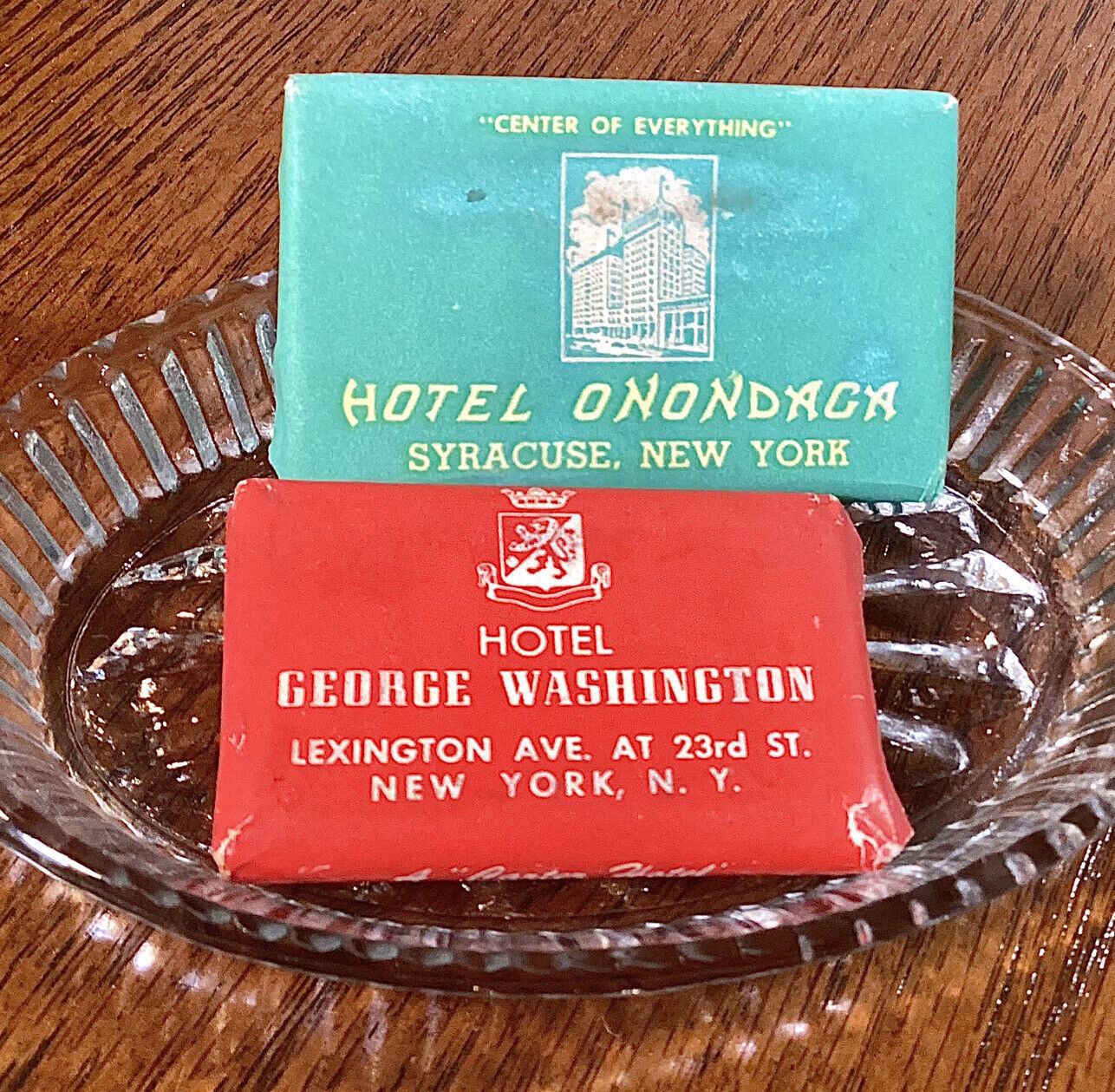 Vintage George Washington Hotel Soap Advertising Onondaga Syracuse New York