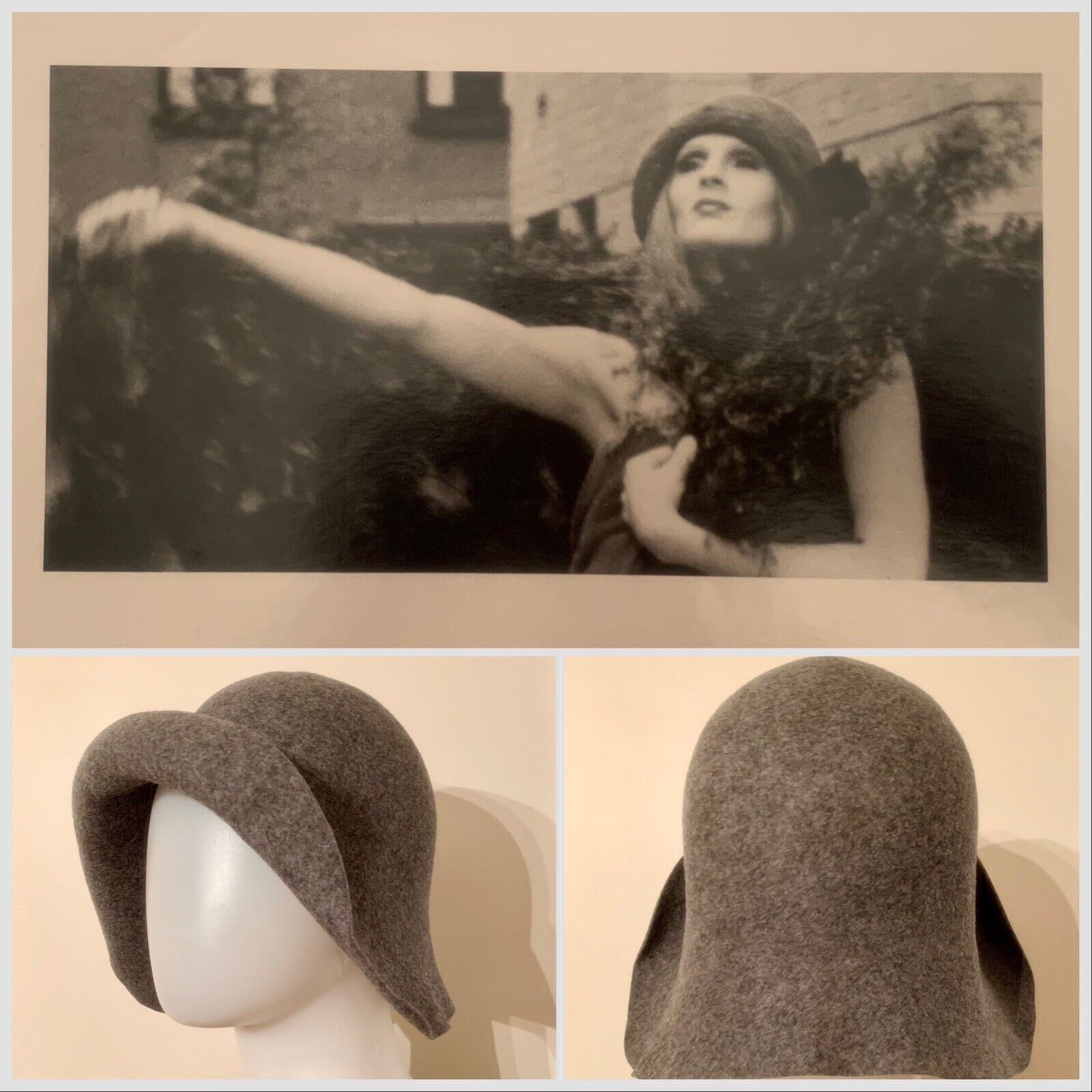 Candy Darling Original Photograph & Hat Worn In Photo Andy Warhol Superstar