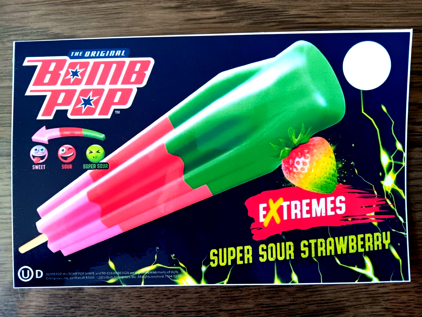 Bomb Pop Xtremes Super Sower Strawberry (Reproduction) Decal 8\