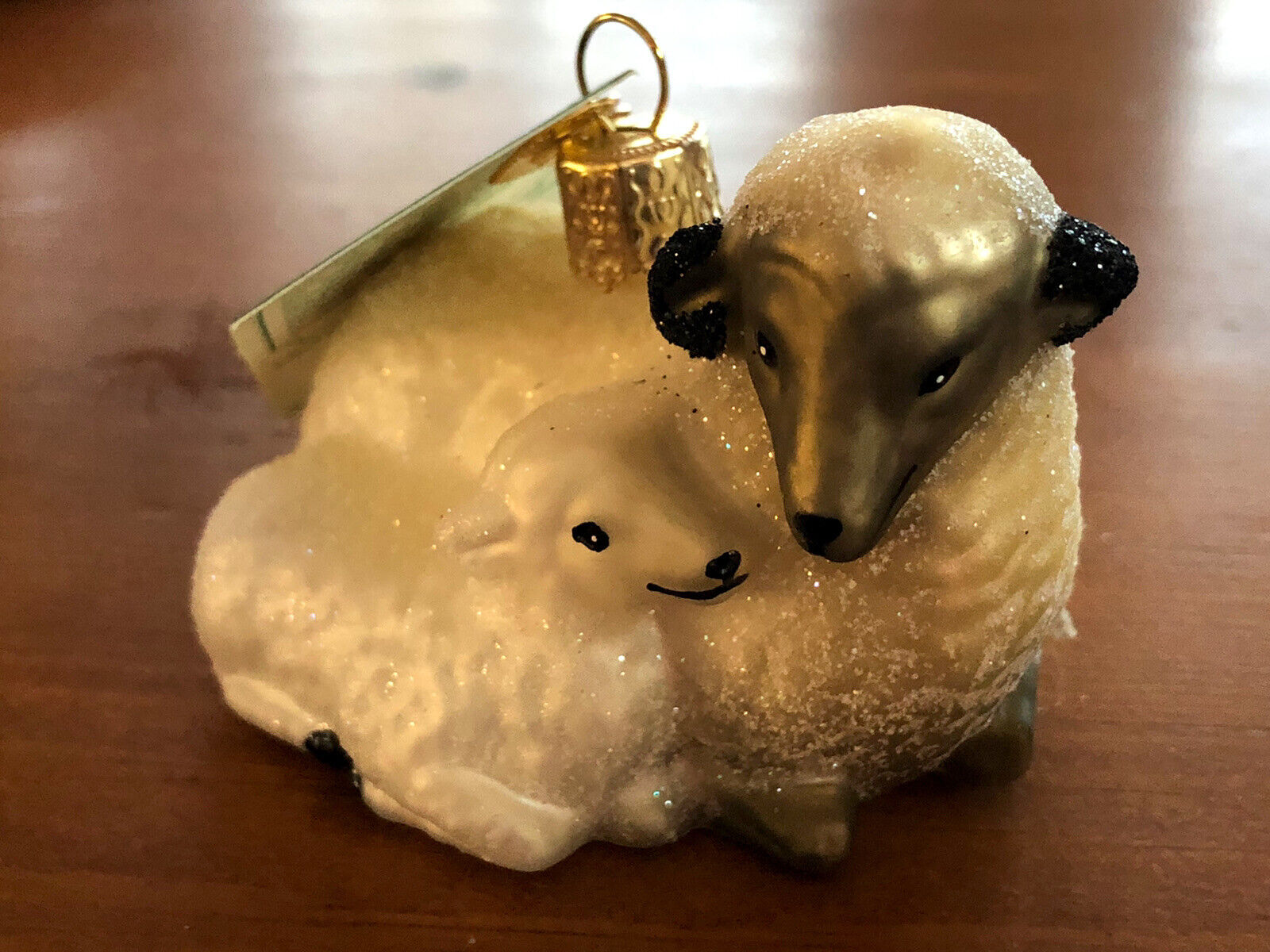 Old World Christmas Easter Sheep with Lamb 12414 2019 NOS