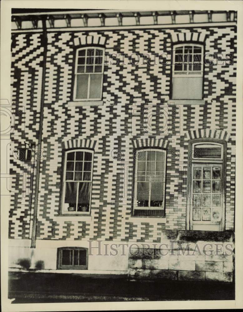 1934 Press Photo Rooming house, scene of tragedy in Chester, Pennsylvania