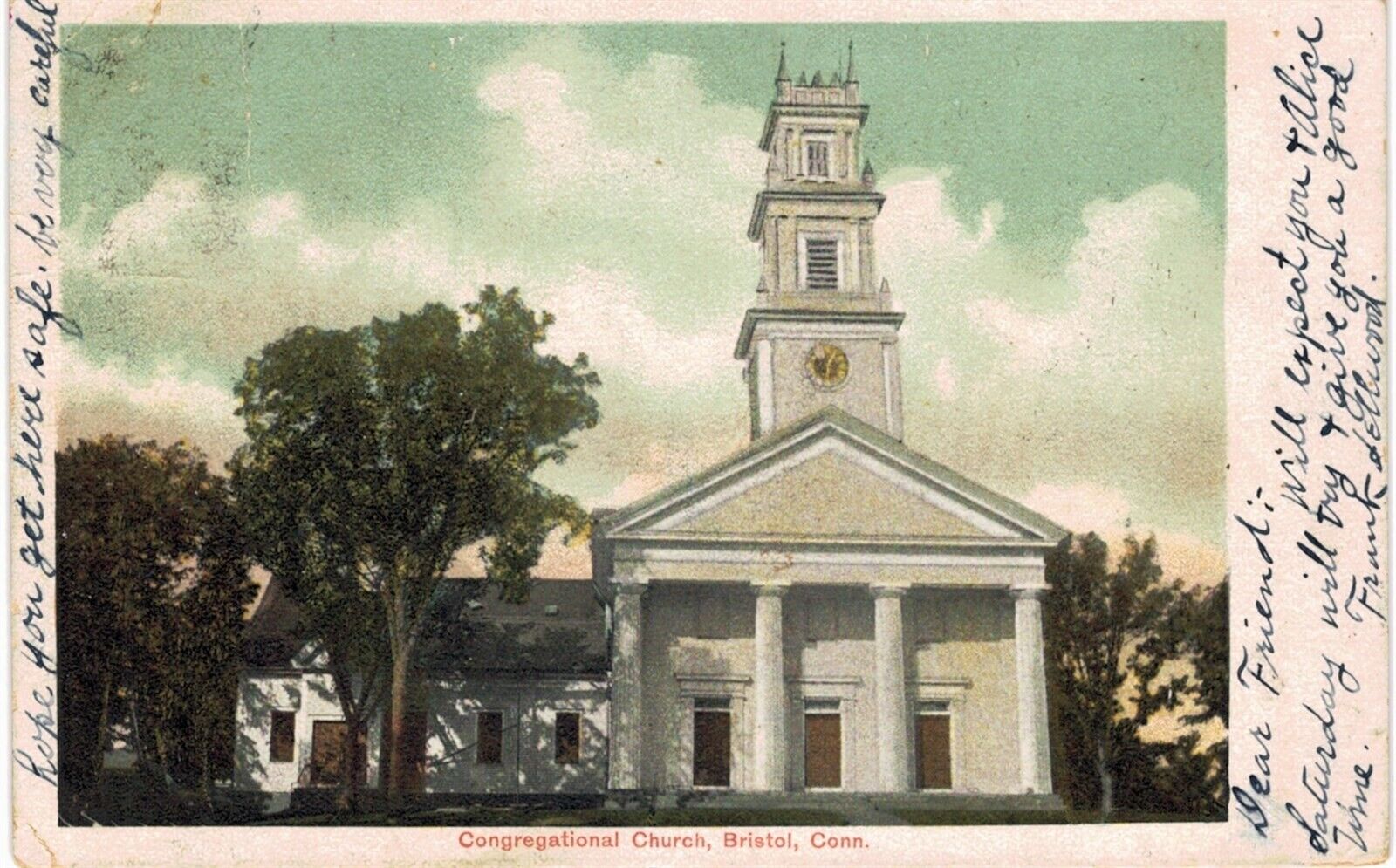 Bristol CT Congregational Church 1906 