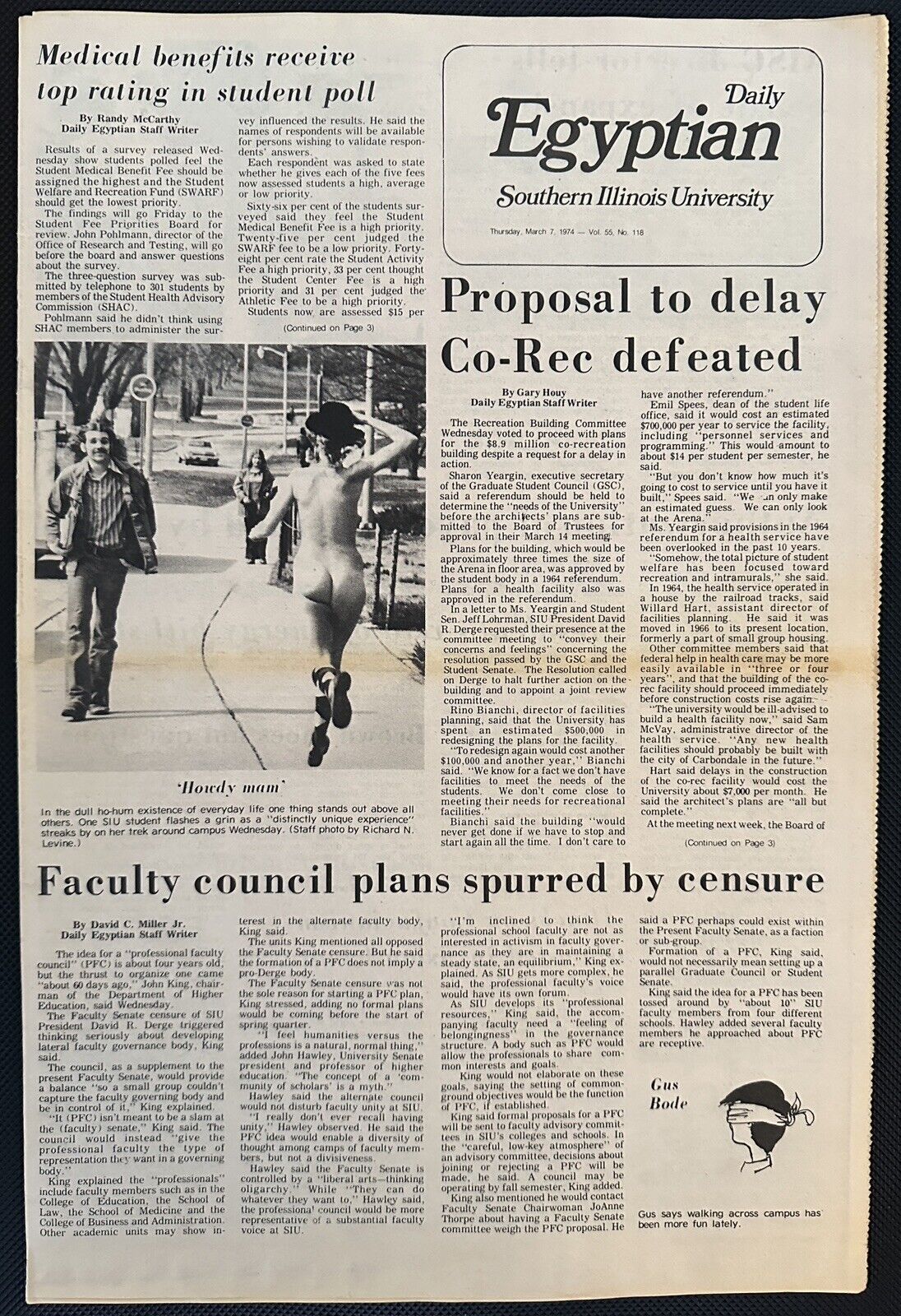 Daily Egyptian - March 7, 1974 - Southern Illinois University Newspaper