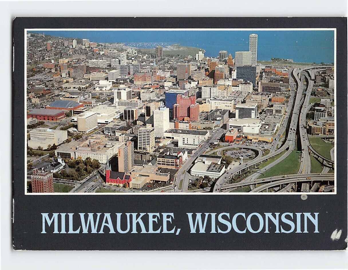 Postcard Downtown Milwaukee Wisconsin USA