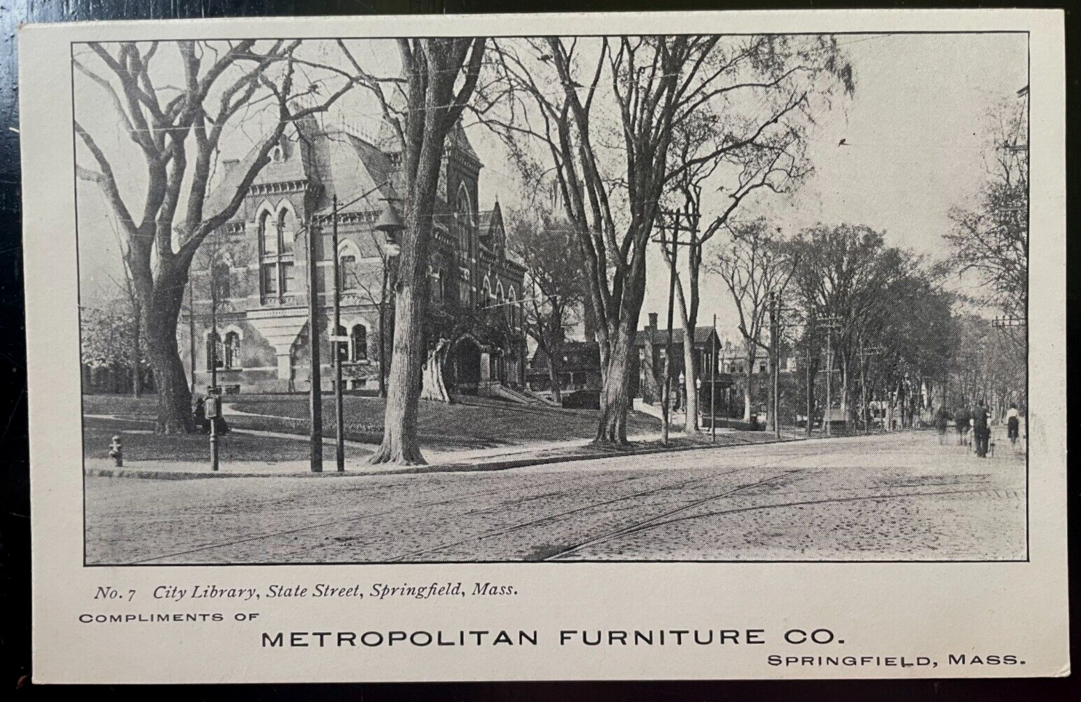 Vintage Postcard 1960\'s Metropolitan Furniture Co Advertising, Springfield, MA