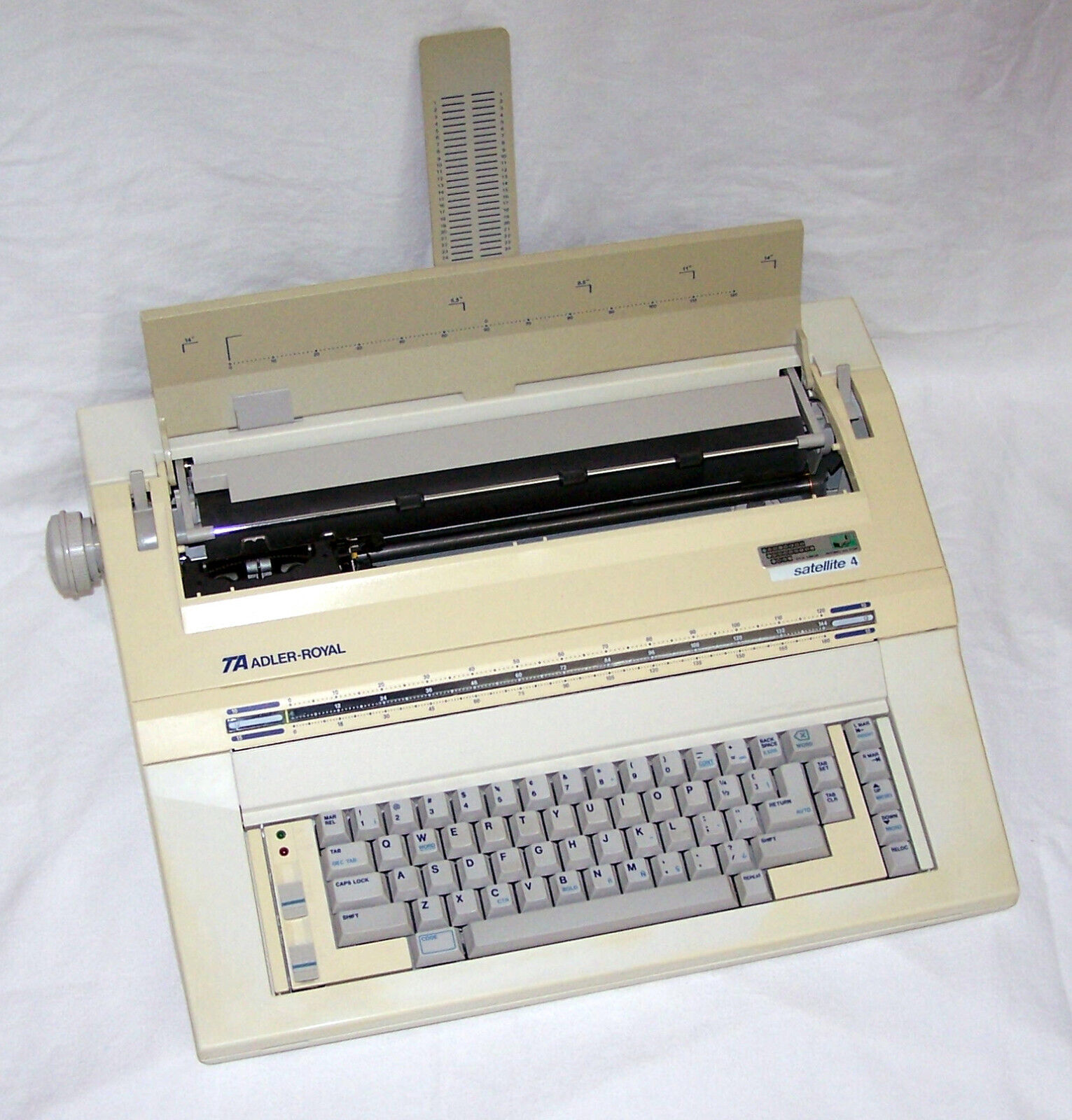 Adler-Royal Satellite 4 Wide Format Electronic Typewriter - Works Good