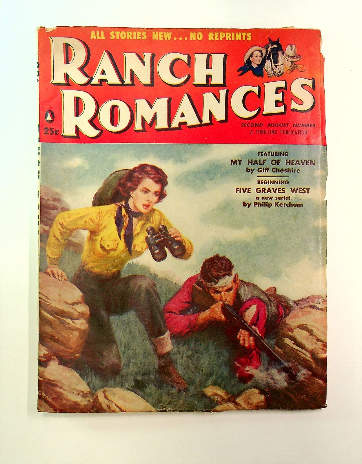Ranch Romances Pulp Aug 1956 Vol. 199 #4 VG- 3.5