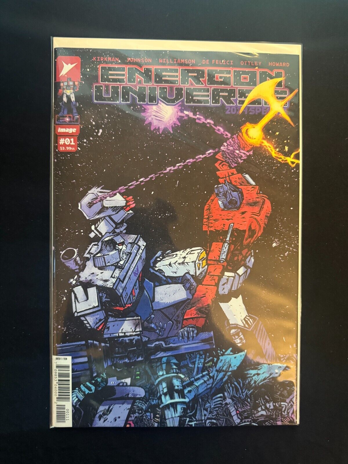 Engergon Universe #1 - Regular Cover Transformers Gi Joe Cobra Image Comics 2024