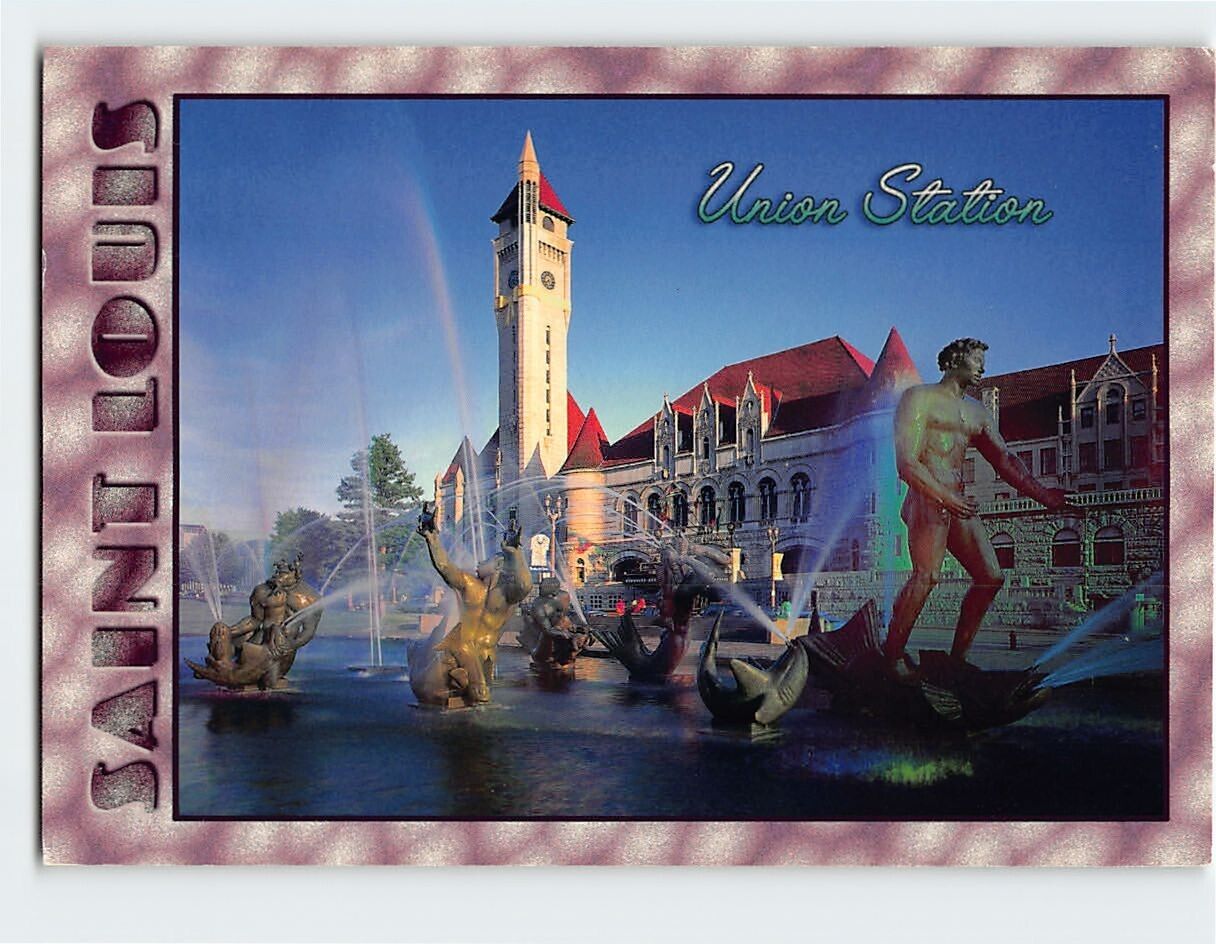 Postcard Union Station St. Louis Missouri USA