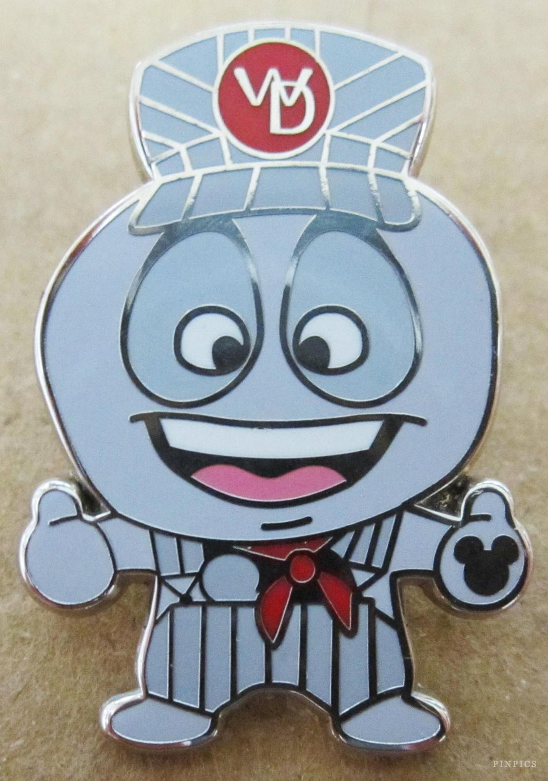 Disney Pin 00052 2011 HM Deebees Train Conductor Artist Proof LE Only 25 made AP