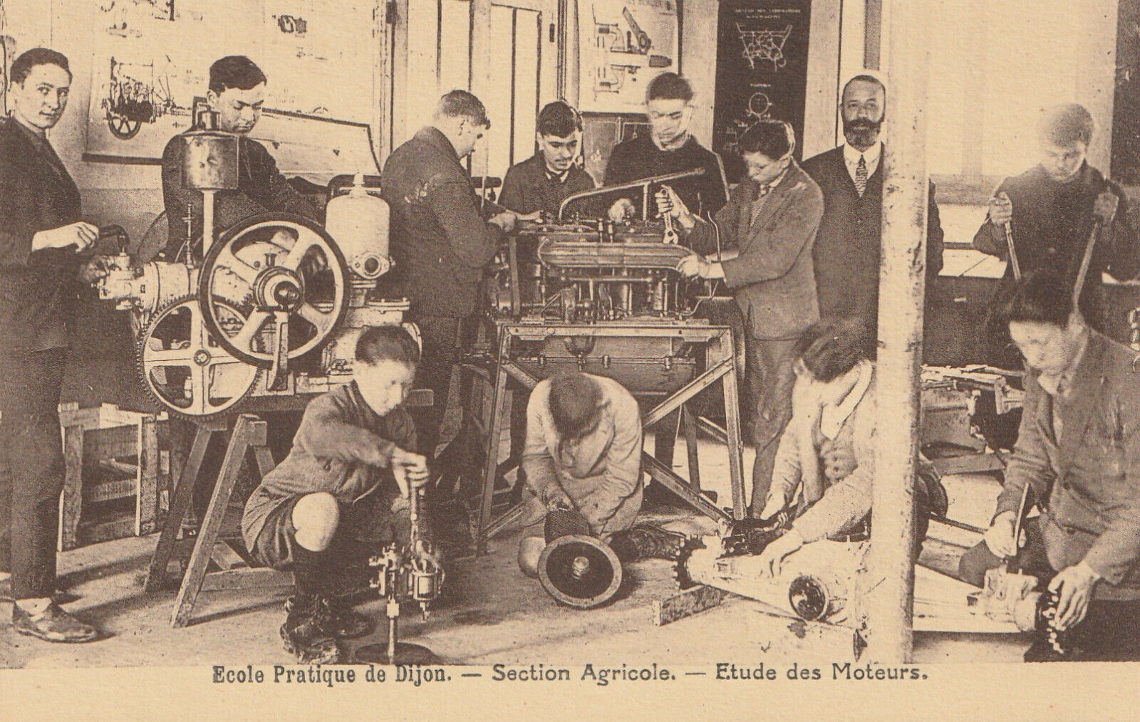21 CPA DIJON PRACTICAL SCHOOL AGRICULTURAL SECTION ENGINE STUDY