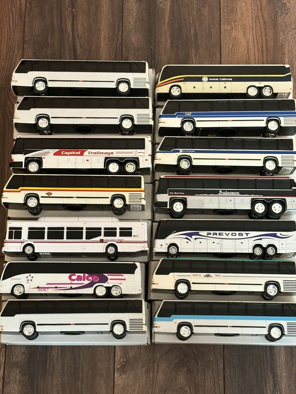 Vintage Bank Bus Plastic 9.5X2X2.75'' Lot of 14